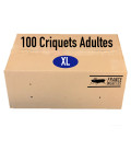 Carton de 100 Criquets Adultes (XL)