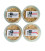 Pack Truite: 4 boites de vers de Farine 125cc 4 parfums