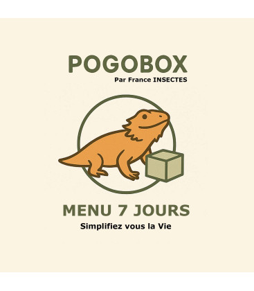 POGO BOX - 7 jours de Menu Complet pour Pogona Adulte
